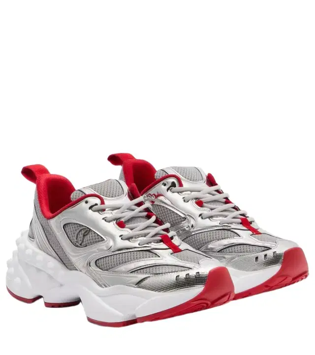 So Flo leather-trimmed sneakers