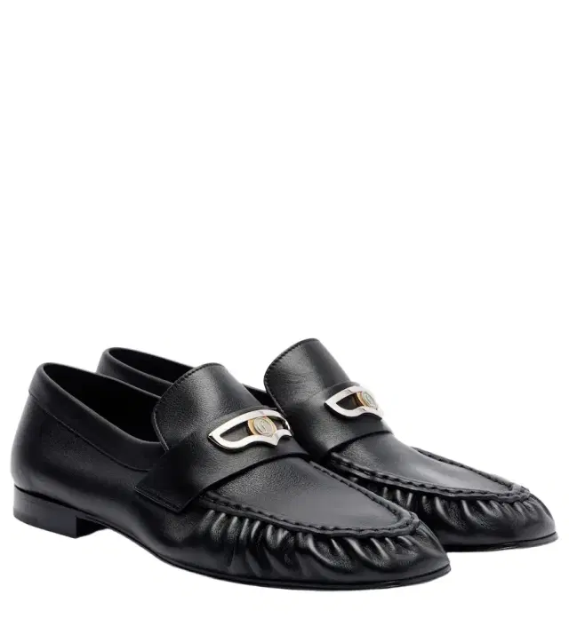 Christian Louboutin Mocallista leather penny loafers