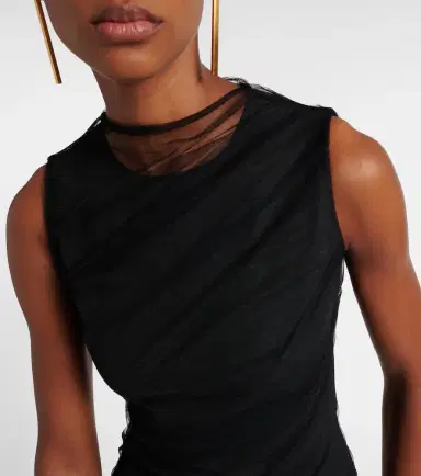 Dorothee Schumacher Draped tulle top | Thumbnail 5