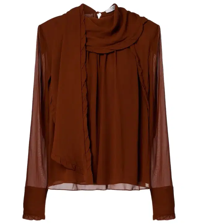 Dorothee Schumacher Sheer Twist georgette blouse
