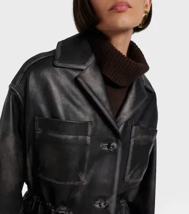 Dorothee Schumacher Sleek Statement leather jacket | Thumbnail 2