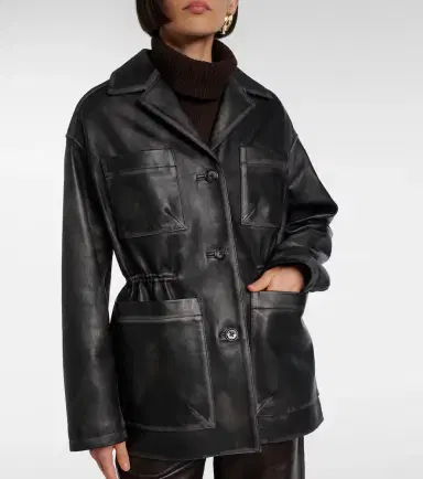 Dorothee Schumacher Sleek Statement leather jacket | Thumbnail 5