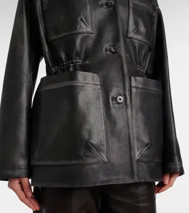 Dorothee Schumacher Sleek Statement leather jacket | Thumbnail 6