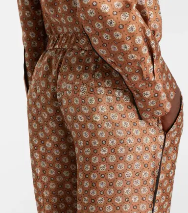 Dorothee Schumacher Graphic Dreams printed silk twill palazzo pants | Thumbnail 2 Dorothee Schumacher Graphic Dreams printed silk twill palazzo pants | Thumbnail 2