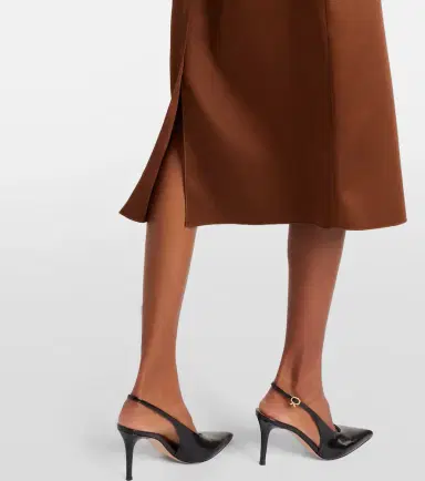 Dorothee Schumacher Shiny Statement high-rise duchesse pencil skirt | Thumbnail 2 Dorothee Schumacher Shiny Statement high-rise duchesse pencil skirt | Thumbnail 2