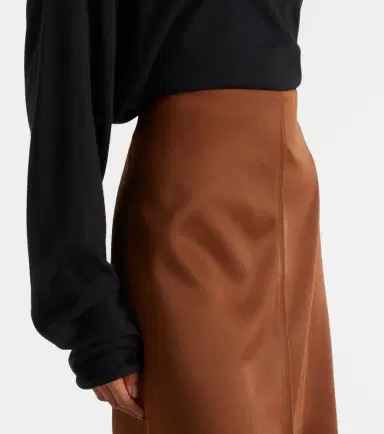 Dorothee Schumacher Shiny Statement high-rise duchesse pencil skirt | Thumbnail 4 Dorothee Schumacher Shiny Statement high-rise duchesse pencil skirt | Thumbnail 4
