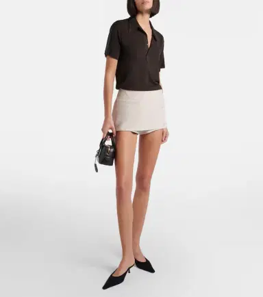 Courrèges Courrèges Logo skort | Thumbnail 4