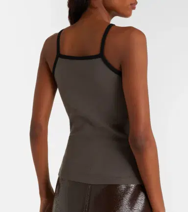 Courrèges Courrèges Logo cotton tank top | Thumbnail 3