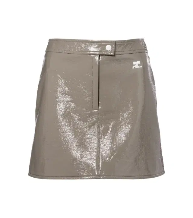 Courrèges Vinyl miniskirt