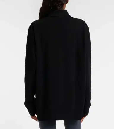 Courrèges Courrèges Cotton jersey polo sweater | Thumbnail 2