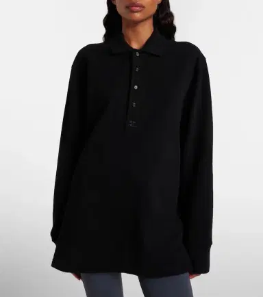Courrèges Courrèges Cotton jersey polo sweater | Thumbnail 4
