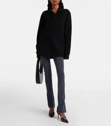 Courrèges Courrèges Cotton jersey polo sweater | Thumbnail 6