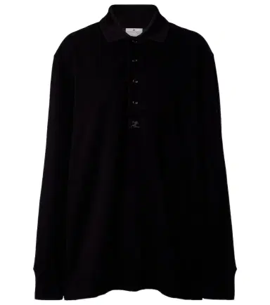 Courrèges Courrèges Cotton jersey polo sweater | Thumbnail 1