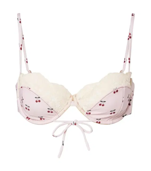 Lena printed bikini top