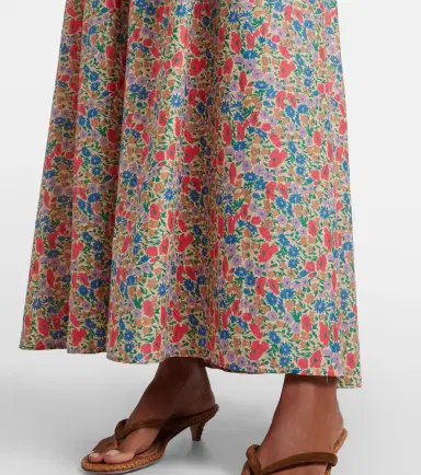 Montce Millie floral cotton maxi skirt | Thumbnail 6