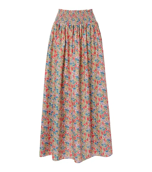 Montce Millie floral cotton maxi skirt