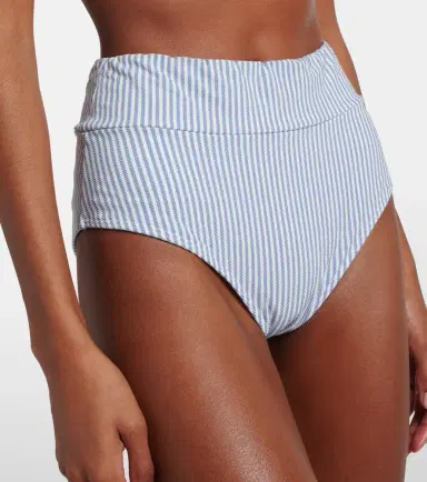 Montce Striped high-rise bikini bottoms | Thumbnail 4