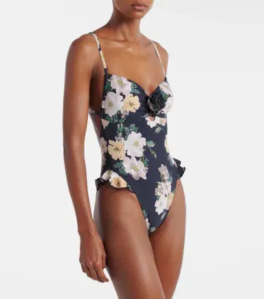 Montce Liz floral ruffled swimsuit | Thumbnail 4