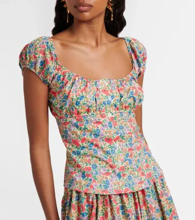 Montce Millie floral cotton top | Thumbnail 5
