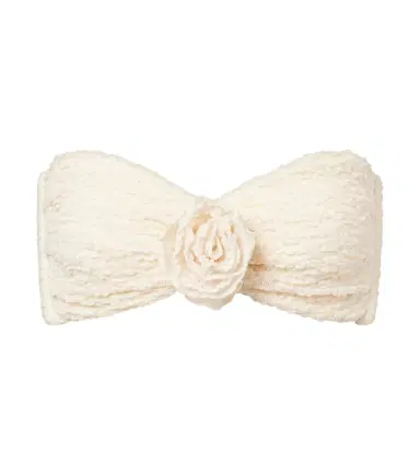 Montce Rosa floral-appliqué bandeau bikini top | Thumbnail 1