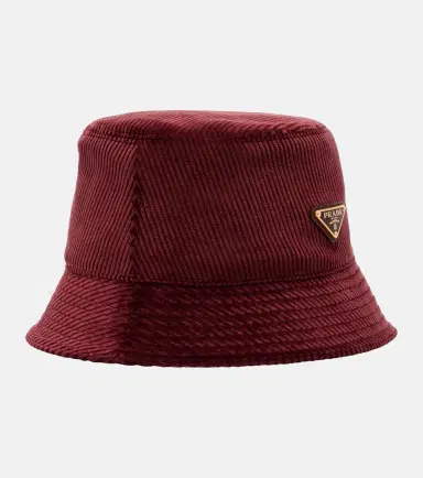 Prada Cotton corduroy bucket hat | Thumbnail 3