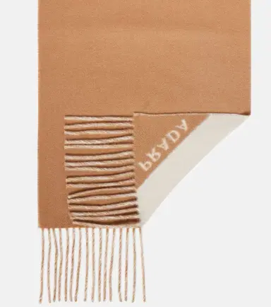 Prada Fringed cashmere scarf | Thumbnail 3