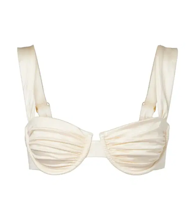 Bella ruched bikini top
