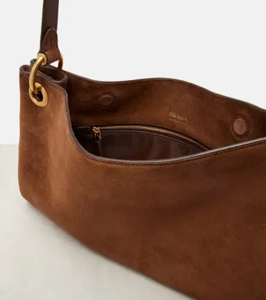 Prada Etude Large suede shoulder bag | Thumbnail 4 Prada Etude Large suede shoulder bag | Thumbnail 4