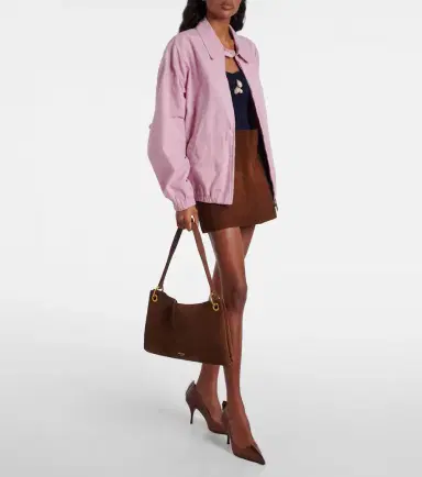 Prada Etude Large suede shoulder bag | Thumbnail 7 Prada Etude Large suede shoulder bag | Thumbnail 7
