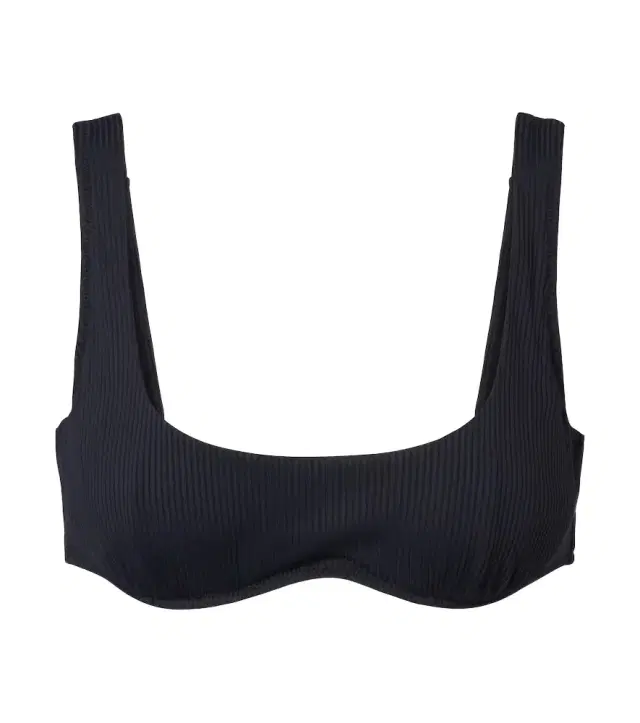 Montce Kaia ribbed-knit bikini top