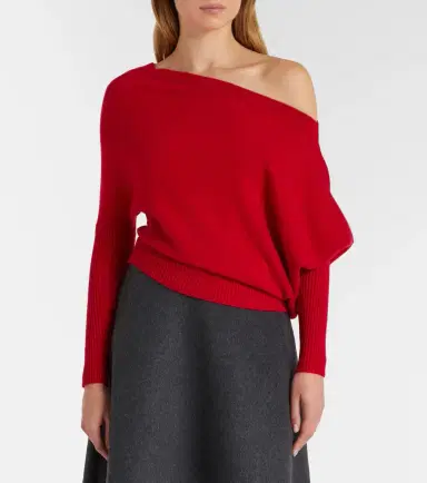 Altuzarra Paxi one-shoulder cashmere sweater | Thumbnail 4 Altuzarra Paxi one-shoulder cashmere sweater | Thumbnail 4
