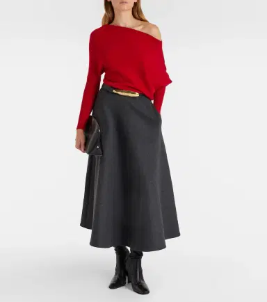 Altuzarra Paxi one-shoulder cashmere sweater | Thumbnail 6 Altuzarra Paxi one-shoulder cashmere sweater | Thumbnail 6