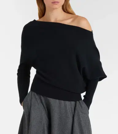 Altuzarra Paxi one-shoulder cashmere sweater | Thumbnail 3 Altuzarra Paxi one-shoulder cashmere sweater | Thumbnail 3