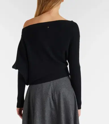 Altuzarra Paxi one-shoulder cashmere sweater | Thumbnail 4 Altuzarra Paxi one-shoulder cashmere sweater | Thumbnail 4