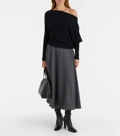 Altuzarra Paxi one-shoulder cashmere sweater | Thumbnail 5 Altuzarra Paxi one-shoulder cashmere sweater | Thumbnail 5
