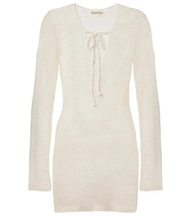 Montce Sophia crochet minidress