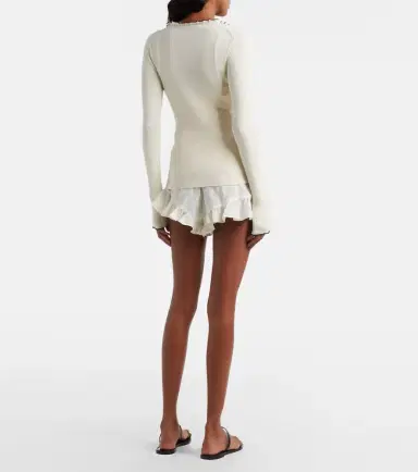 Montce Ruffled cotton shorts | Thumbnail 2