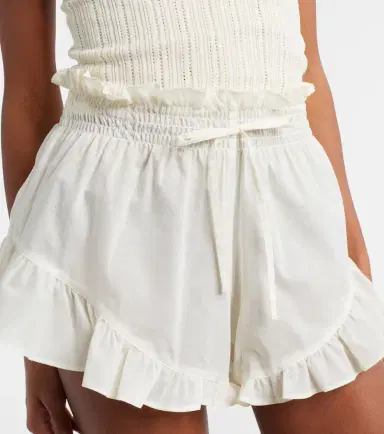 Montce Ruffled cotton shorts | Thumbnail 4