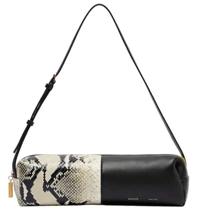 Kye paneled leather shoulder bag