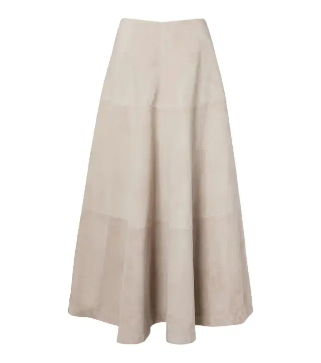 Altuzarra Varda suede maxi skirt