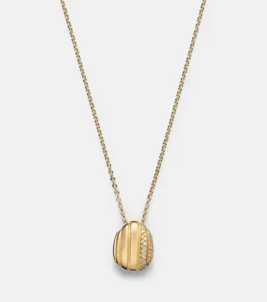 Pamela Zamore Eos 18kt gold pendant necklace with diamonds | Thumbnail 2