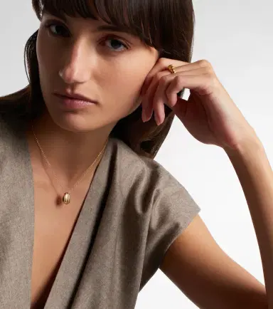 Pamela Zamore Eos Small 18kt gold pendant necklace | Thumbnail 5