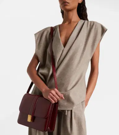 Khaite Blake leather crossbody bag | Thumbnail 4