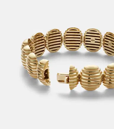 Pamela Zamore Isla Oval 18kt gold bracelet | Thumbnail 2