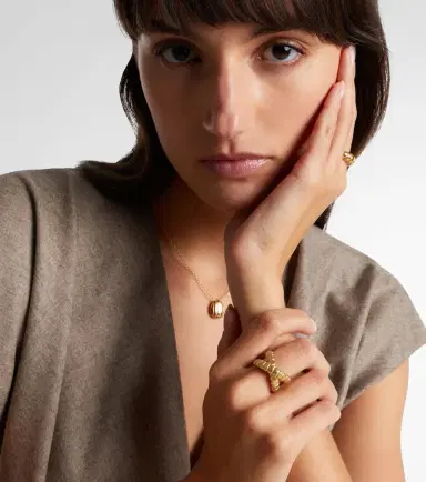 Pamela Zamore Orla X 18kt gold ring | Thumbnail 4
