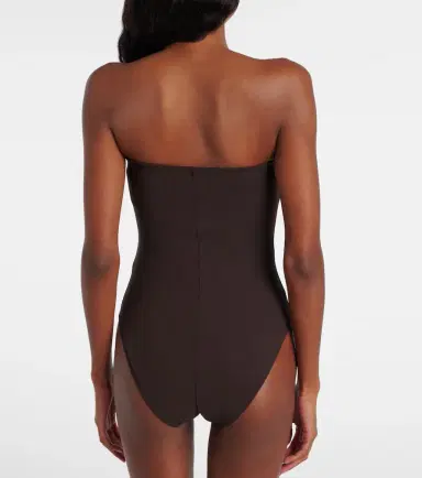 Karla Colletto Tess floral-appliqué swimsuit | Thumbnail 5