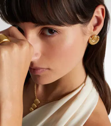 Pamela Zamore Isla Nest 18kt gold earrings | Thumbnail 2