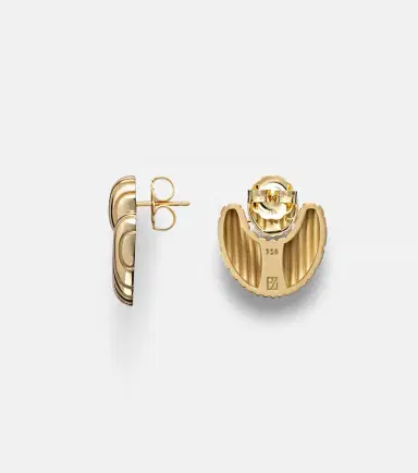 Pamela Zamore Isla Nest 18kt gold earrings | Thumbnail 4