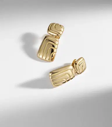 Pamela Zamore Labyrinth 18kt gold drop earrings | Thumbnail 5 Pamela Zamore Labyrinth 18kt gold drop earrings | Thumbnail 5