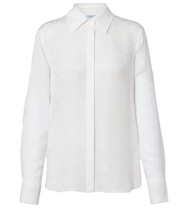 Ferragamo Gancini silk crêpe shirt
